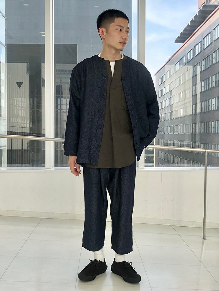 Linen work jacket | STYLES｜nest Robe International Online Store