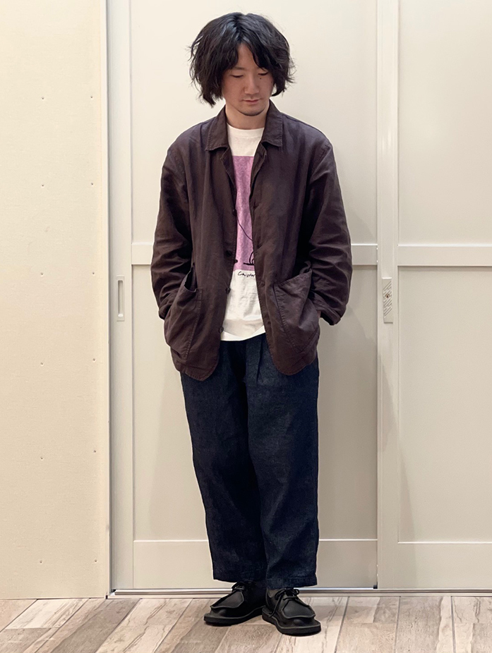 4個まで郵便OK 【nestRobe CONFECT】 Linen Engineer Jacket - 通販