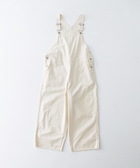 white cotton overalls