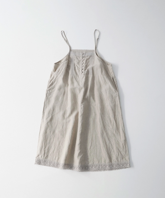 Linen Cotton Lace Cami Dress｜nest Robe International Online Store