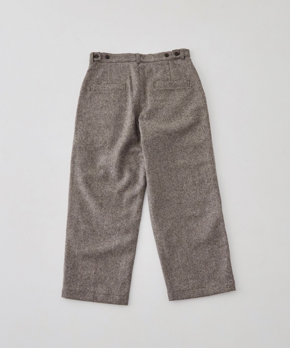 Wool Tweed Pleated Pants｜nest Robe International Online Store