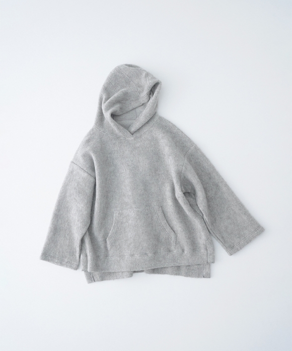 Cotton Wool Jersey Pile Pullover Hoodie nest Robe International