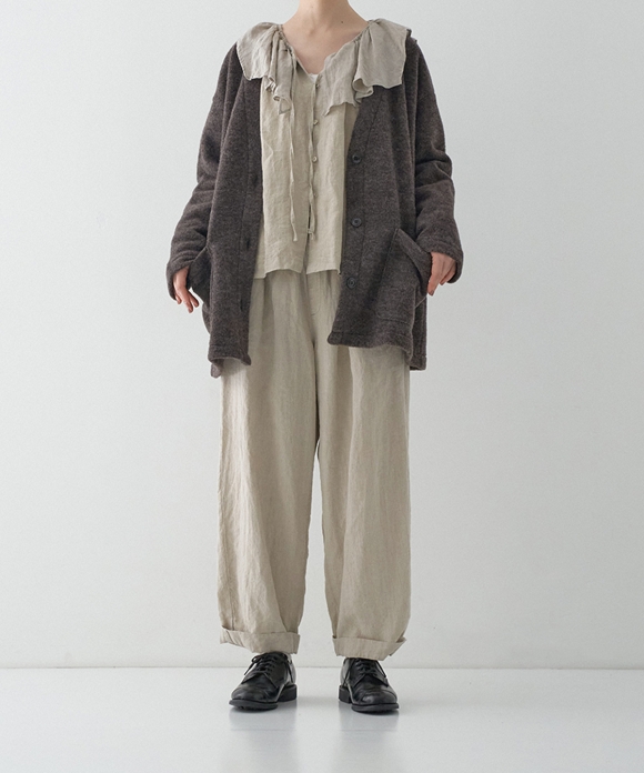 Wool Jersey V-Neck Cardigan｜nest Robe International Online Store