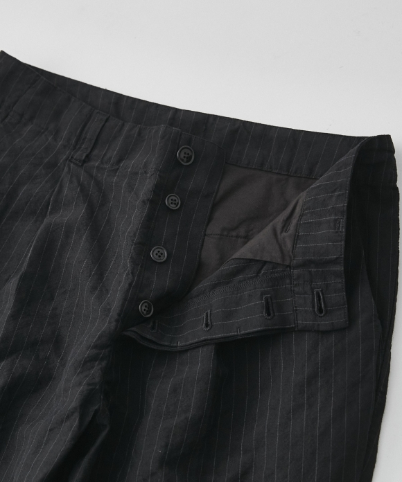 Linen wool pleated trousers｜nest Robe International Online Store