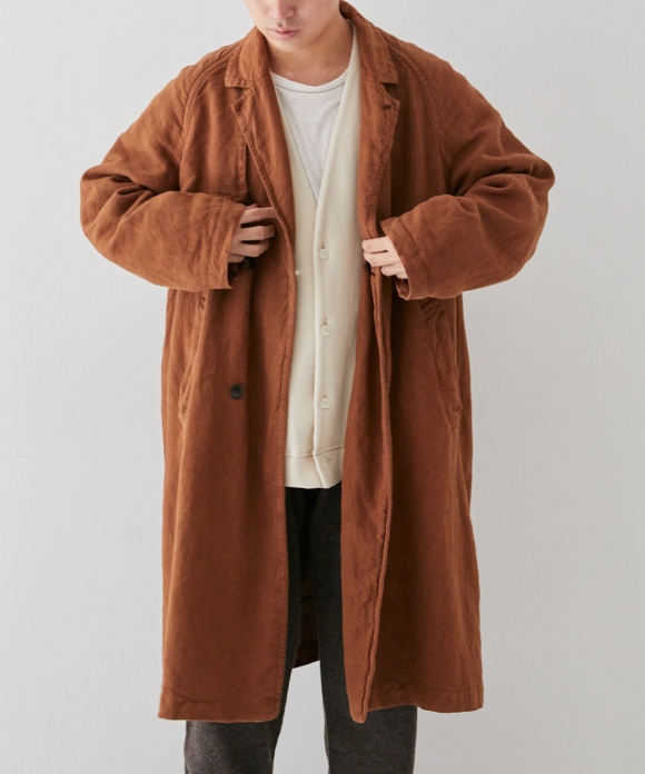 Brushed Linen Ulster Coat｜nest Robe International Online Store