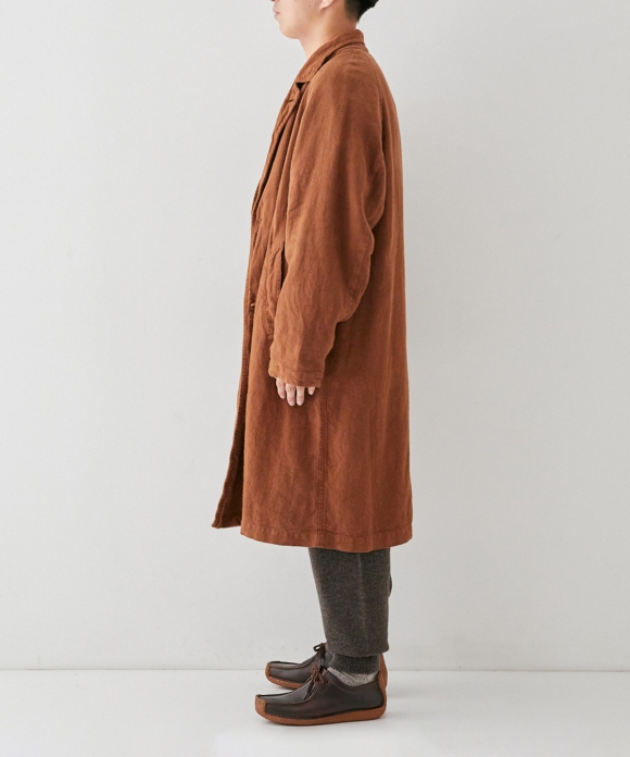 Brushed Linen Ulster Coat｜nest Robe International Online Store