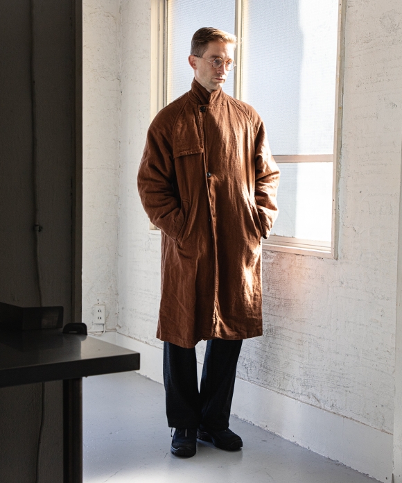 Brushed Linen Ulster Coat｜nest Robe International Online Store