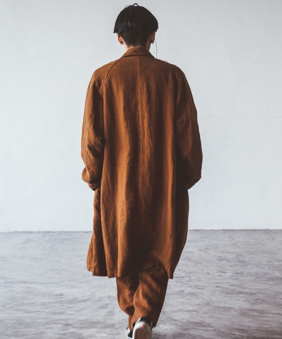 Brushed Linen Ulster Coat｜nest Robe International Online Store