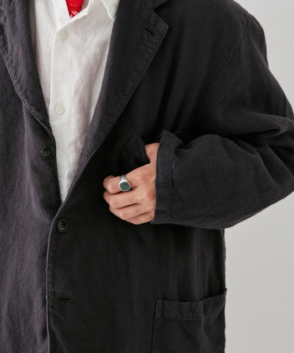 Brushed Linen Sack Jacket｜nest Robe International Online Store