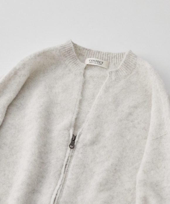 Fuller's Teasel Brushed Wool Cardigan｜nest Robe International ...