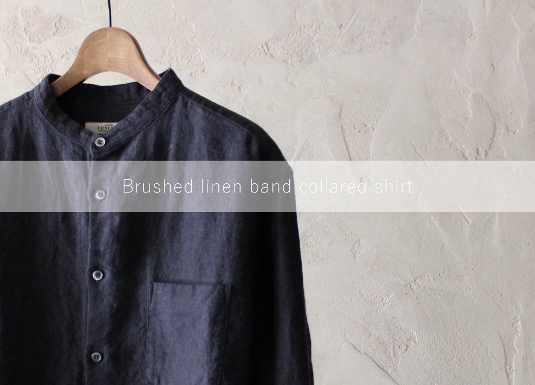 brushed linen shirt｜nest Robe International Online Store