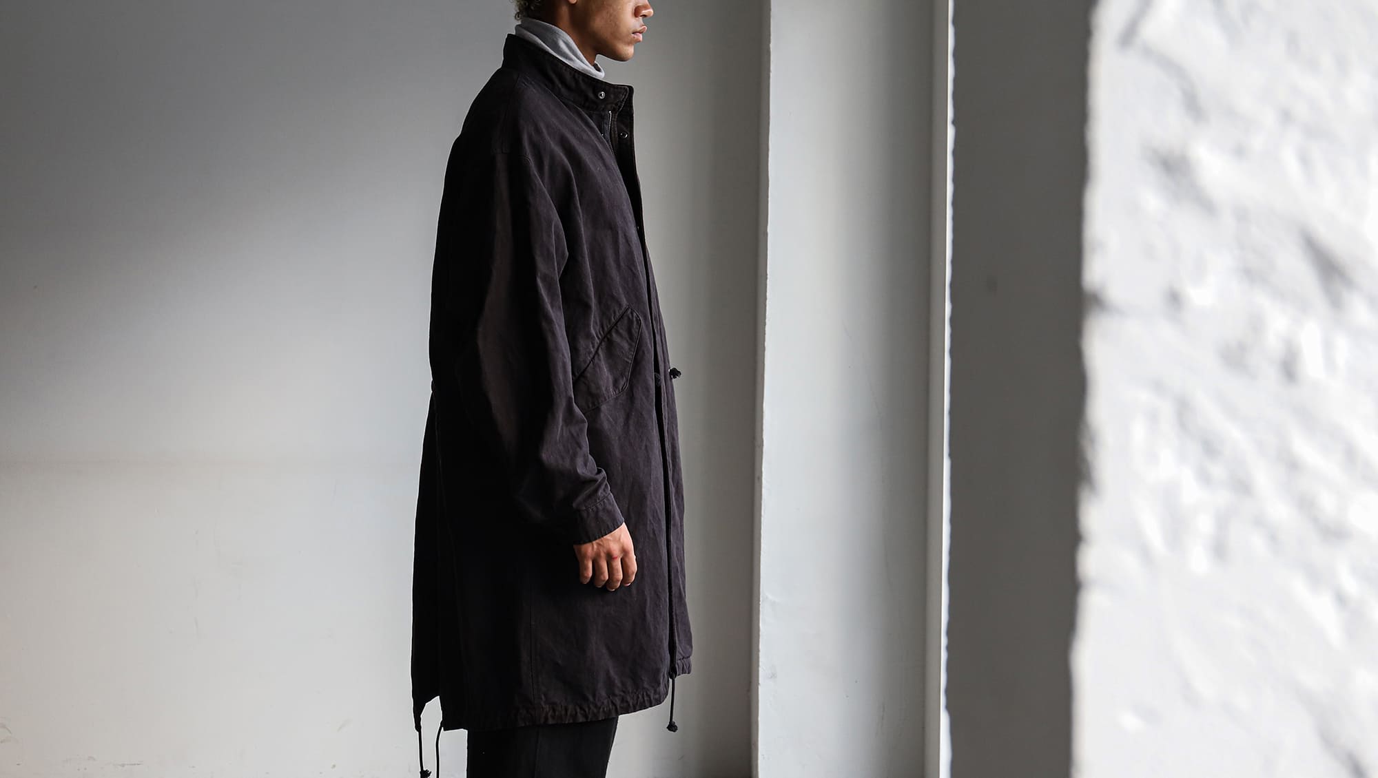 Cotton Linen Oxford Mod's Coat｜nest Robe International Online Store